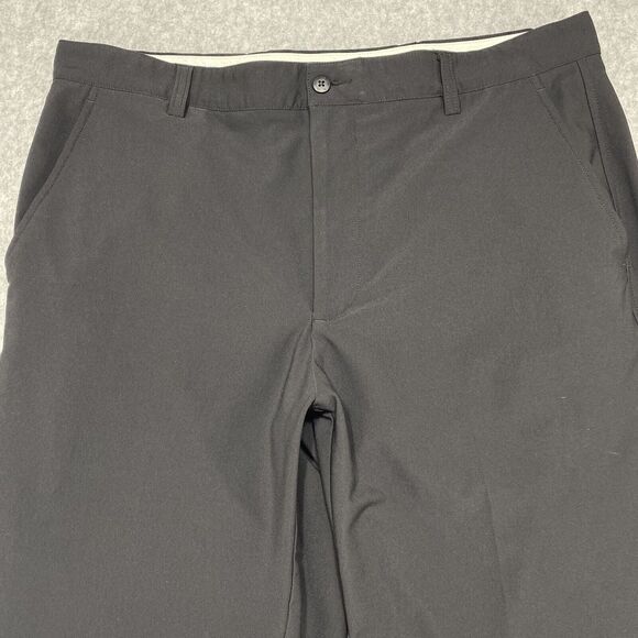 Foot Joy Pants Men 36x34* (36x33) Black Golf Performance Stretch Casual Preppy B - Picture 2 of 10